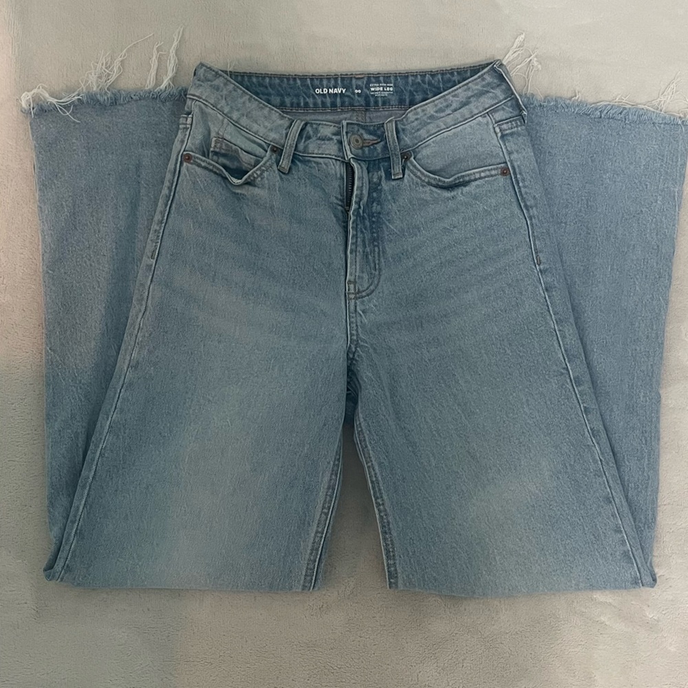 Old Navy Light Blue wide leg jeans